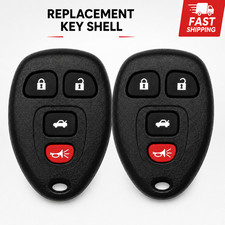 2 For 2006 2007 2008 2009 2010 2011 2012 Chevy Malibu Remote Key Case Shell Fob