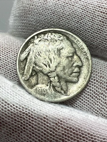 1913 Type 1 Higher Grade 3/4 Horn Buffalo Nickel -  Better Date US Coin!