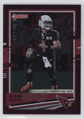 2020 Panini Donruss Photo Variation Season Stat Line /500 Kyler Murray #19 3hd