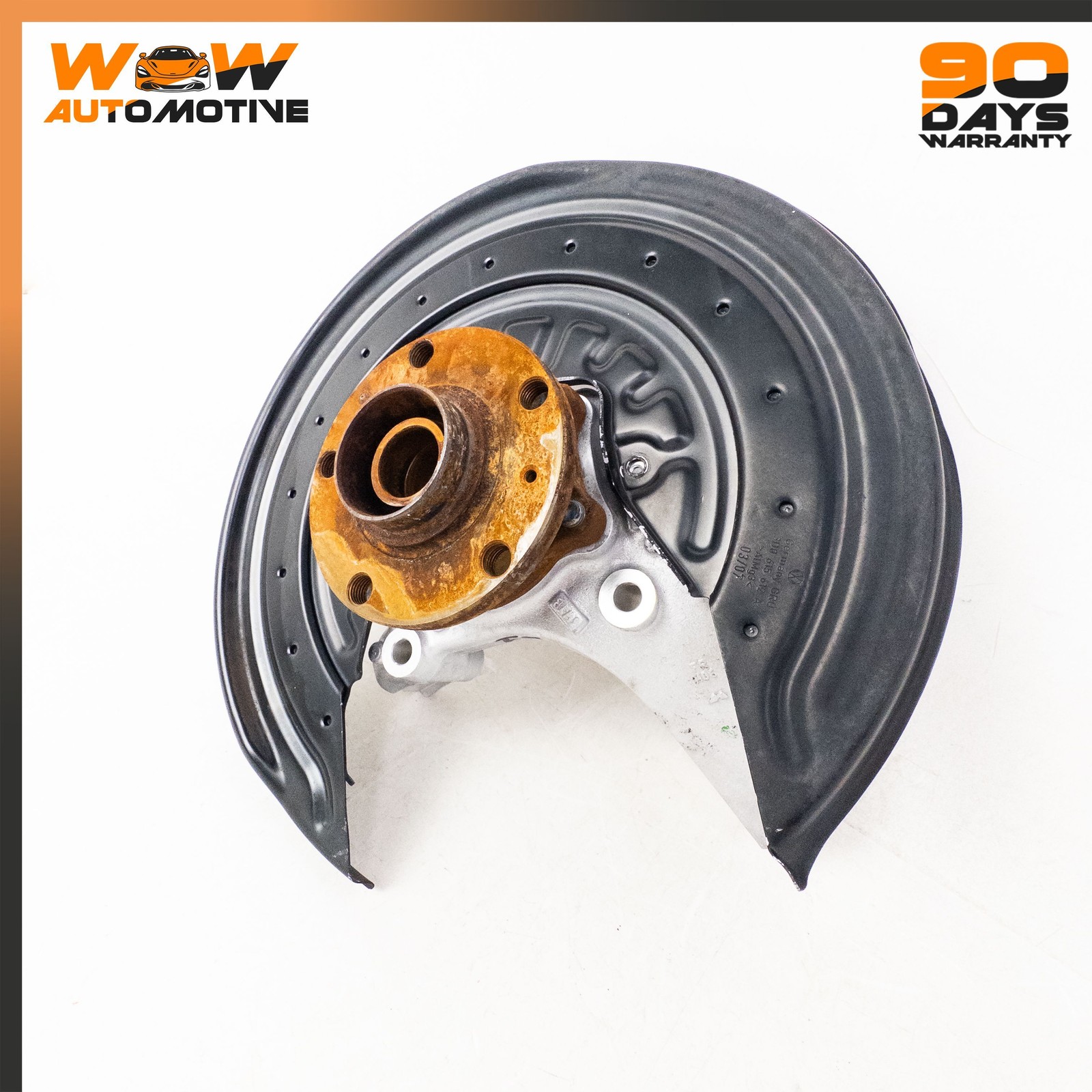07-11 BENTLEY CONTINENTAL GTC REAR RIGHT PASSENGER SIDE SPINDLE KNUCKLE HUB OEM