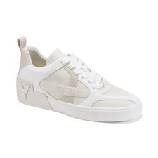 Women's DKNY Magdelena Lace-Up Sneakers Soft White/White