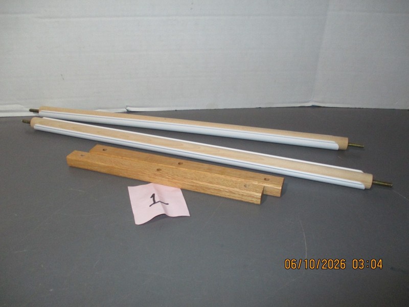 20"  SCROLL FRAMERODS WITH 10.5" SIDEBARS FOR NEEDLEWORK FRAME - LOT #1