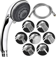 Duschkopf Set 7 Modi Hochdruck Mit Handbrause Und Schlauch 150Cm Badezimmer