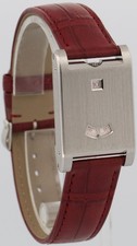 NEW 2025 PAPERS Cartier Tank à Guichets PLATINUM Manual 25mm WGTA0236 4582 BOX 4