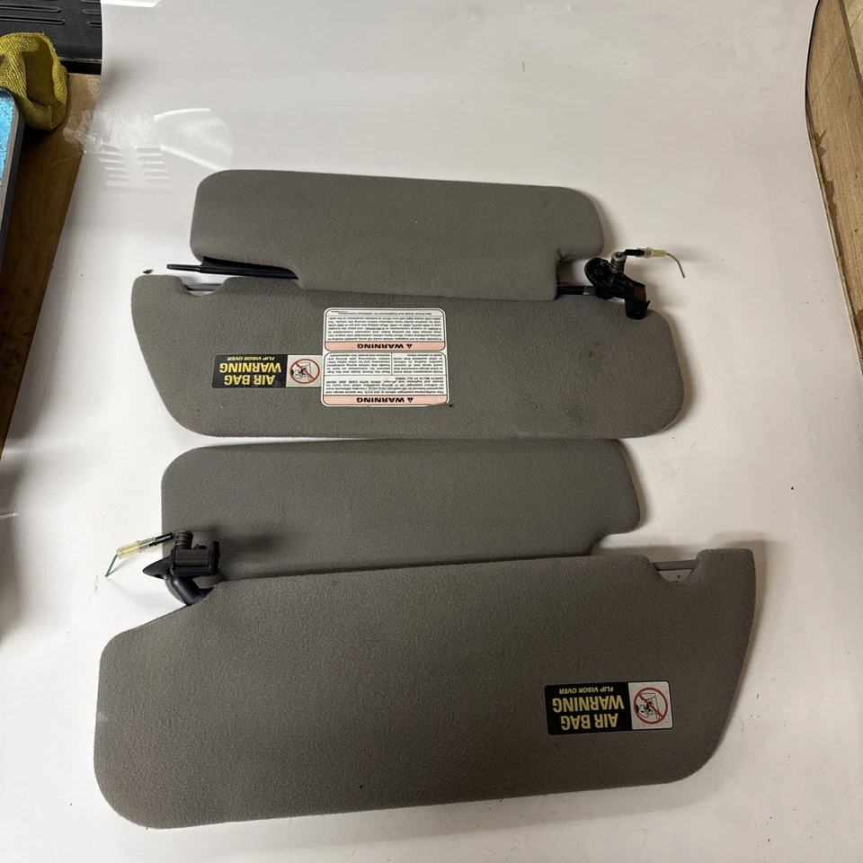 1995-2001 Ford Explorer LH RH Driver Passenger Sun Visor Pair OEM Foto 3 de 3