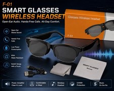 Smart Glasses Bluetooth Audio Sunglasses Wireless Headset IPX4