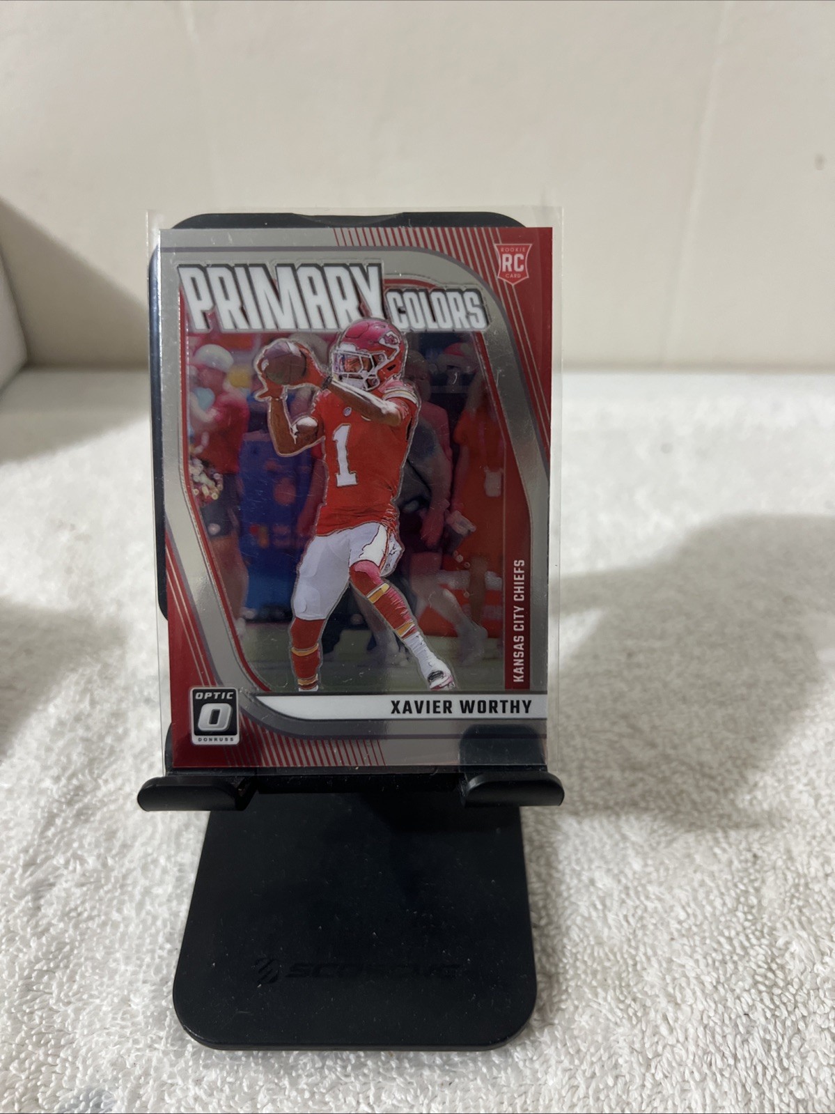 2024 Panini Donruss Optic - Xavier Worthy #7 Primary Colors (RC)