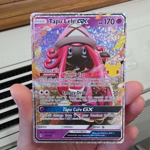 Tapu Lele GX 60/145 Celebrations: Classic Collection Pokemon Holo NM/M