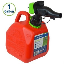 1 Gallon Capacity SmartControl Gas Can, Red Fuel Container