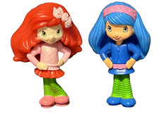 2010 McDonald's Happy Meal Toy 2ct:  Strawberry Shortcake & Blueberry Muffin 3”