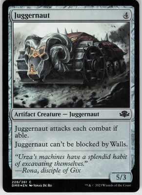 Foil Juggernaut 228 Dominaria Remastered C
