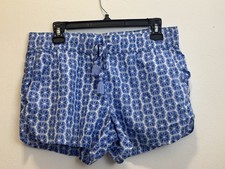Vineyard Vines Watercolor Geo Pull On Shorts Newport Blue S