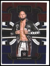 Karl Anderson #64 2024 Panini Select WWE Red and Blue