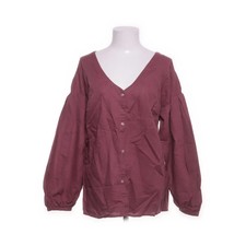 Lindex, Bluse, Größe: L, Pink, Baumwolle/Leinen, Einfarbig, Damen #jJC