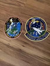 2 Nasa Stickers Uf-1 STS-108 & Crew Patch STS...