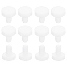 35Pcs Silicone Hole Plug 4mm White High Temp t Type Rubber Stoppers