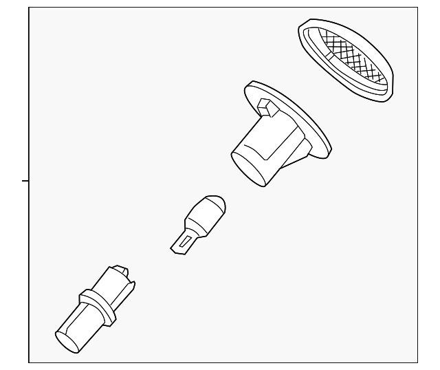 Lámpara repetidora para Land Rover (P/N XGB000012)