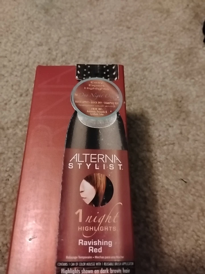 Alterna Stylist 1 Noche Destacados Encantador Rojo Botella 3.3oz (Nuevo En Caja) Foto 2 de 3