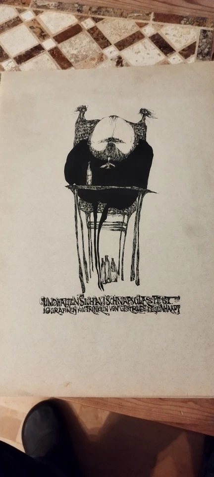 Kunstmappen Degenhardt, Gertrude 10 Grafiken Lithografien