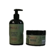 MIELLE Leave In Conditioner And Hair Masque 12 fl oz Each Silicone Free