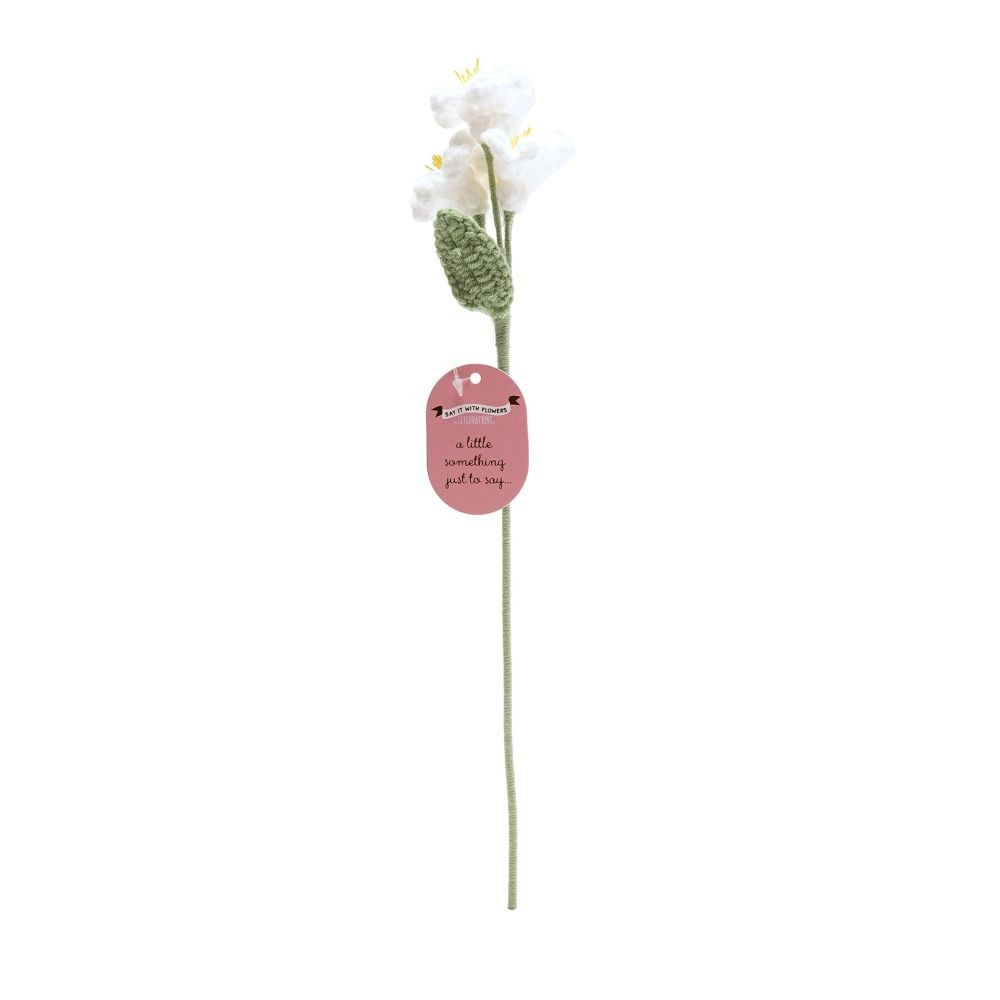 Say It With Flowers Crochet Forget Me Not 35cms