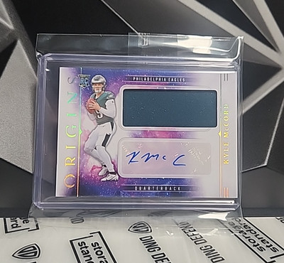   Kyle McCORD Rookie Patch AUTO RC #RJJ-KMD 2025 ORIGINS FOOTBALL EAGLES