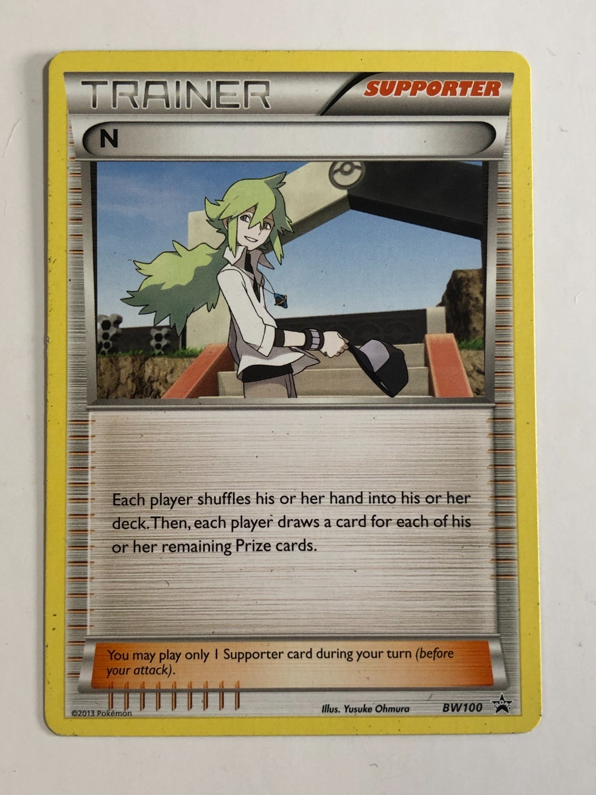 Pokemon TCG Promo BW100 N Light Played