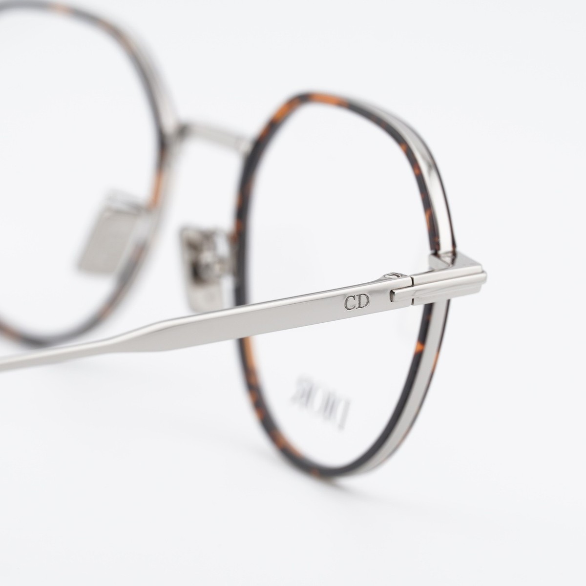 NEW Dior DIORBLACKSUITO R3U F500 Silver/Havana 49mm Eyeglasses | eBay