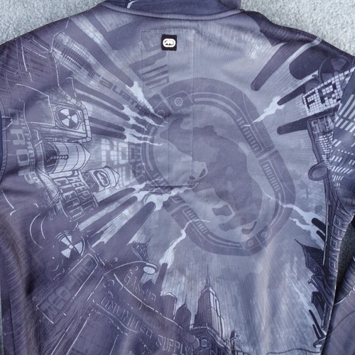 Ecko Unltd x Halo Jacket Men M Gray Spartan AOP Limited Edition Video Game Promo - Picture 8 of 12