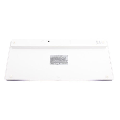 Wireless Keyboard Mini 78 Keys Ultra Thin Portable White Computer Keyboards - Picture 15 of 43