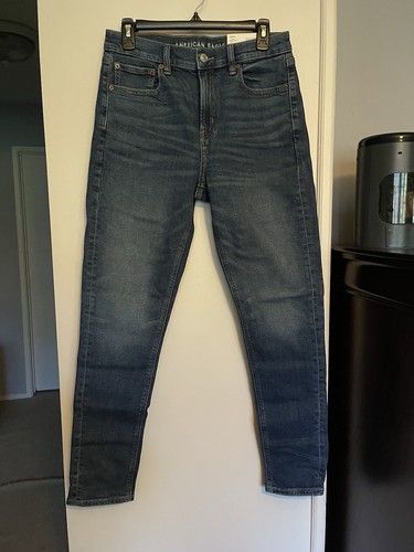 Jeans skinny American Eagle anni 90 taglia 8 nuovi con etichetta AE AEO