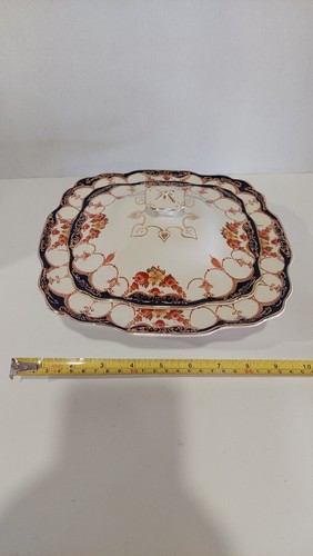 Myott Son and Co England Rose Mary vintage set of 2 kitchen ware serving ware. - Picture 23 of 24