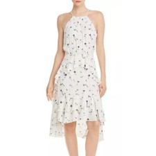 NWT Joie Porcelain Lamberta High Low Floral Print Sleeveless Dress 2