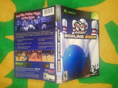 AMF Bowling 2004 Xbox Original Cover Art Only