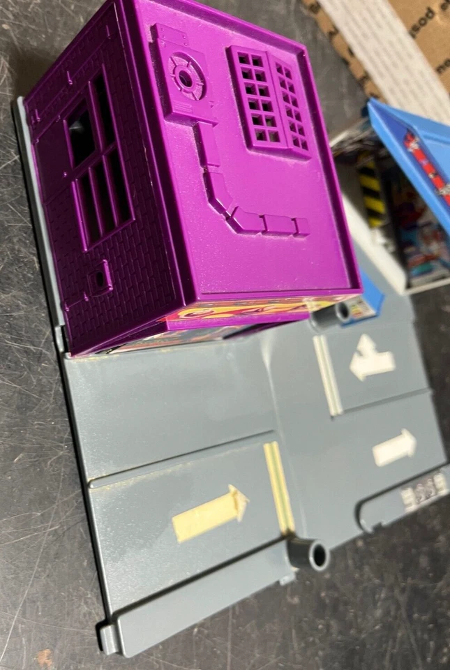 Bonito juego de café púrpura bloque único Hot Wheels Mega City 2007 1718UX! Foto 4 de 4