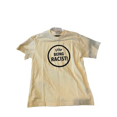 GALLERY DEPT.☆関税込☆STOP BEING RACIST 半袖Tシャツ NWT Gallery Dept. Stop Being Racist Tee Shirt Mens M | eBay