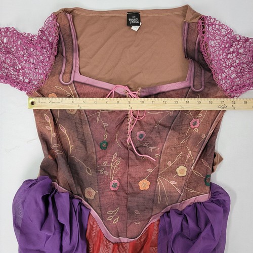 Disney Hocus Pocus Adult Witch Costume Dress Sarah Sanderson Womens Size Large L - Picture 7 of 8