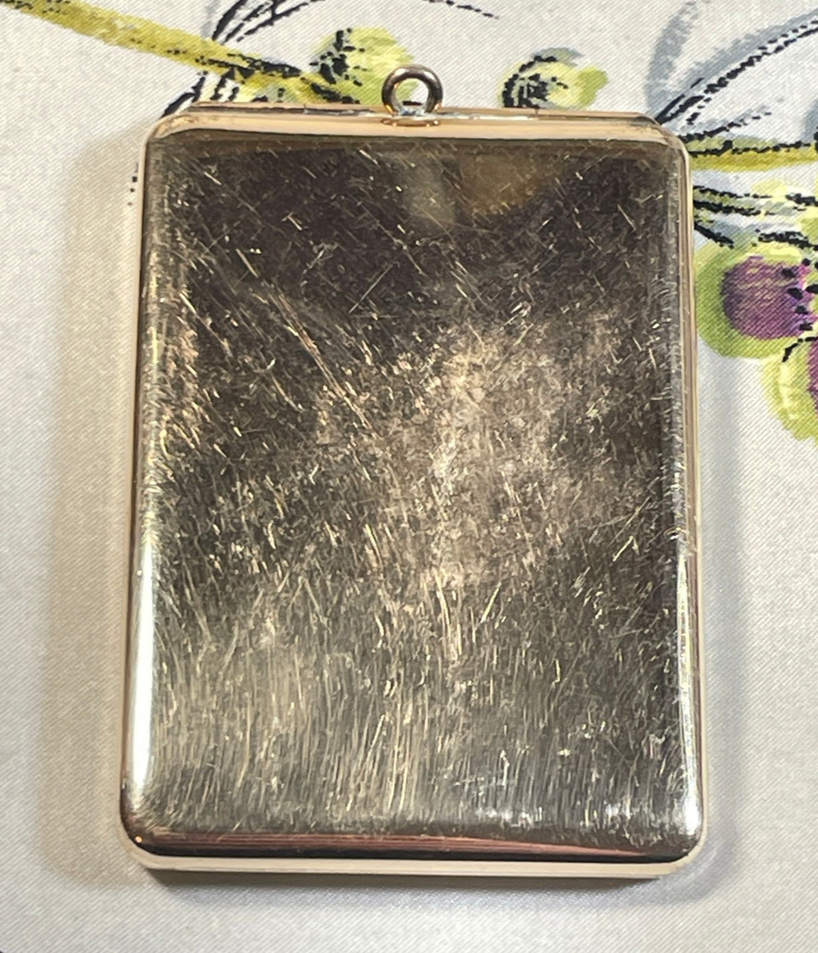 Antique Marathon Brass Plated Rectangular Picture… - image 5