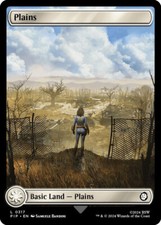 4x Fallout Full Art Plains Land, Full Art Lands, Full Art Plains, 4 Pack, 317