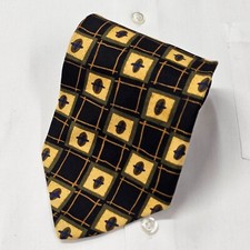ROBERT TALBOTT Studio Necktie Men's Multicolor 100 Silk USA Designer Geometric