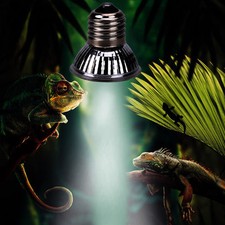 100W UVA  UVB 3.0 Ultra Violet Vivarium ES Light Bulb for Reptiles etc E27 Lamp