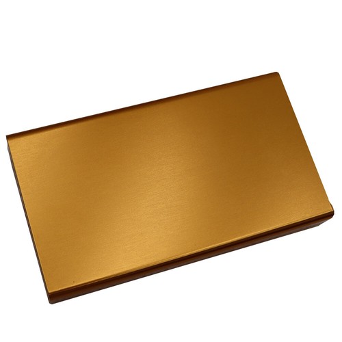 1pc 100S 20 Slender Cigarettes Holder Aluminum Cigarette Case Blue/Gold /Red New - Picture 3 of 29