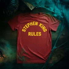 Stephen King Rules - Monster Squad Inspired Unisex Horror  unisex T Shirt