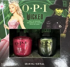 NIB OPI x Wicked Collectible Duo Elphaba & Glinda Nail Polish Lacquer Gift Set