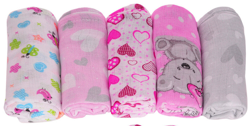 Mullwindeln Set Spucktücher Baby Mulltücher Tuch Babytuch