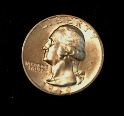1949 D Washington Quarter Silver CHOICE UNCIRCULATED! Stunning luster! UPGRADE