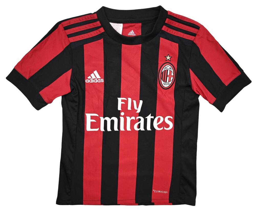 Adidas 2017-18 AC MILAN SHIRT TRIKOT XS. BOYS | eBay
