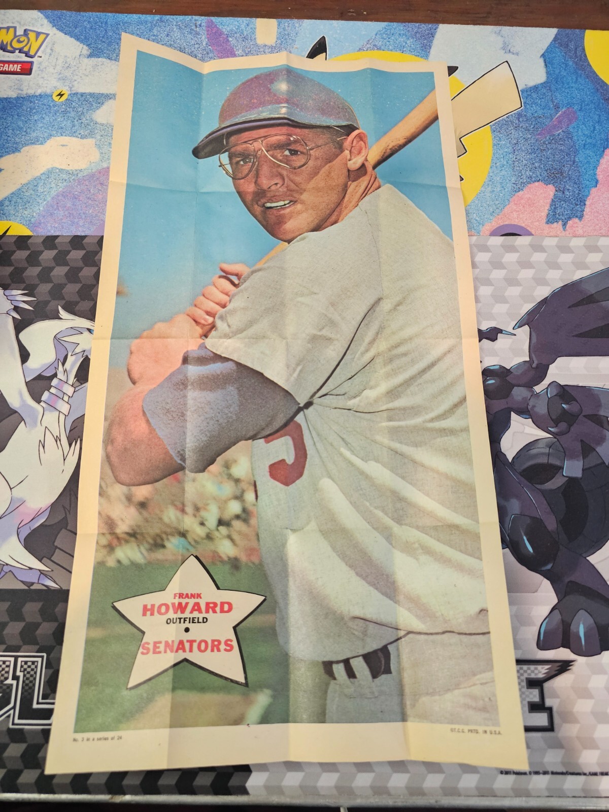 1968 Topps Posters Frank Howard #7 NM-MT