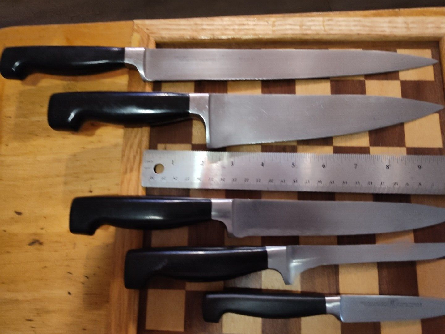 Set of 5 Zwilling JA Henckel No Stain Friodur Solingen Germany Free