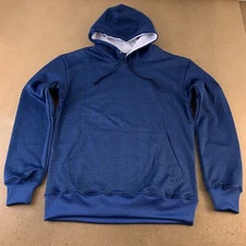 Men's Size Medium Blue Performance Tech Fleece Pullover Hoodie New